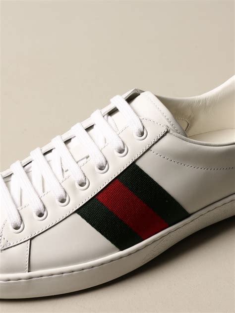 scarpe gucci uomo tallone|gucci sneaker bianco.